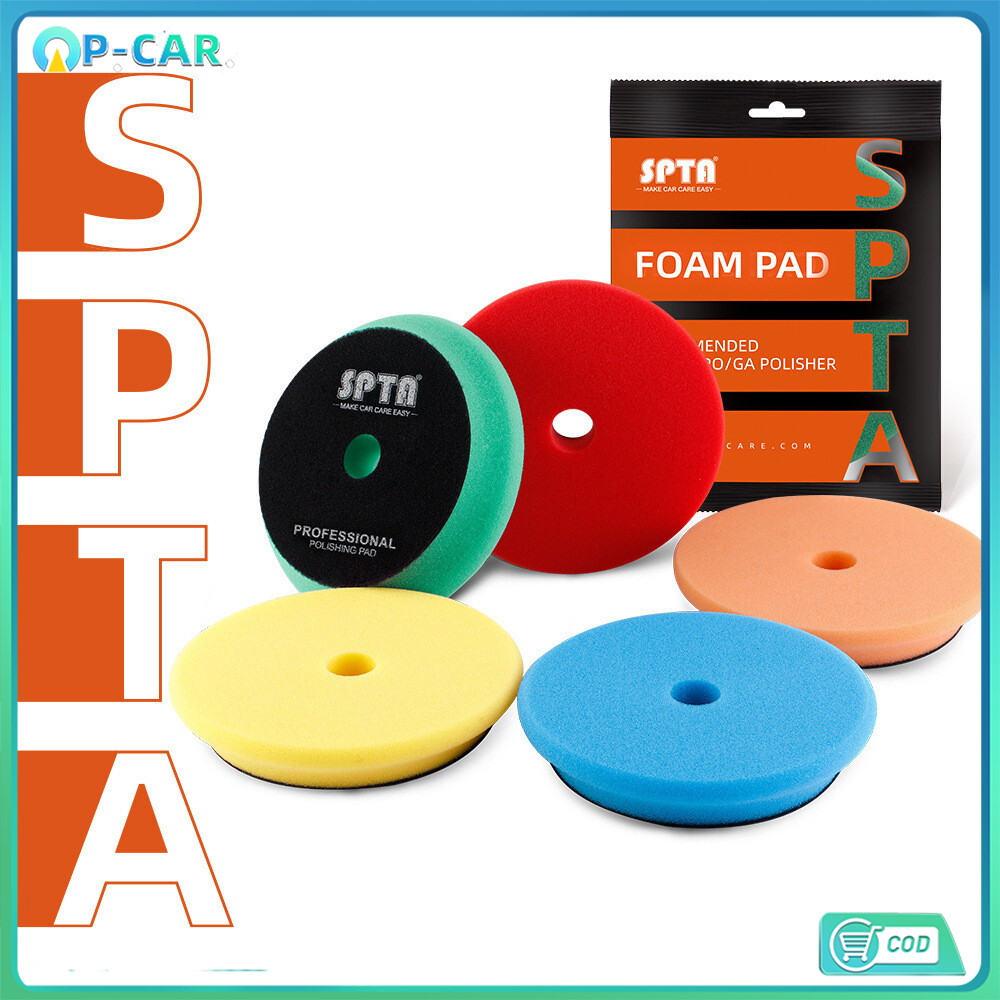 ฟองน้ำขัดสีรถ SPTA แป้น 5นิ้ว ฟองน้ำขัดสี Polish foam pad ฟองน้ำขัดเคลือบสี ฟองน้ำเคลือบสี