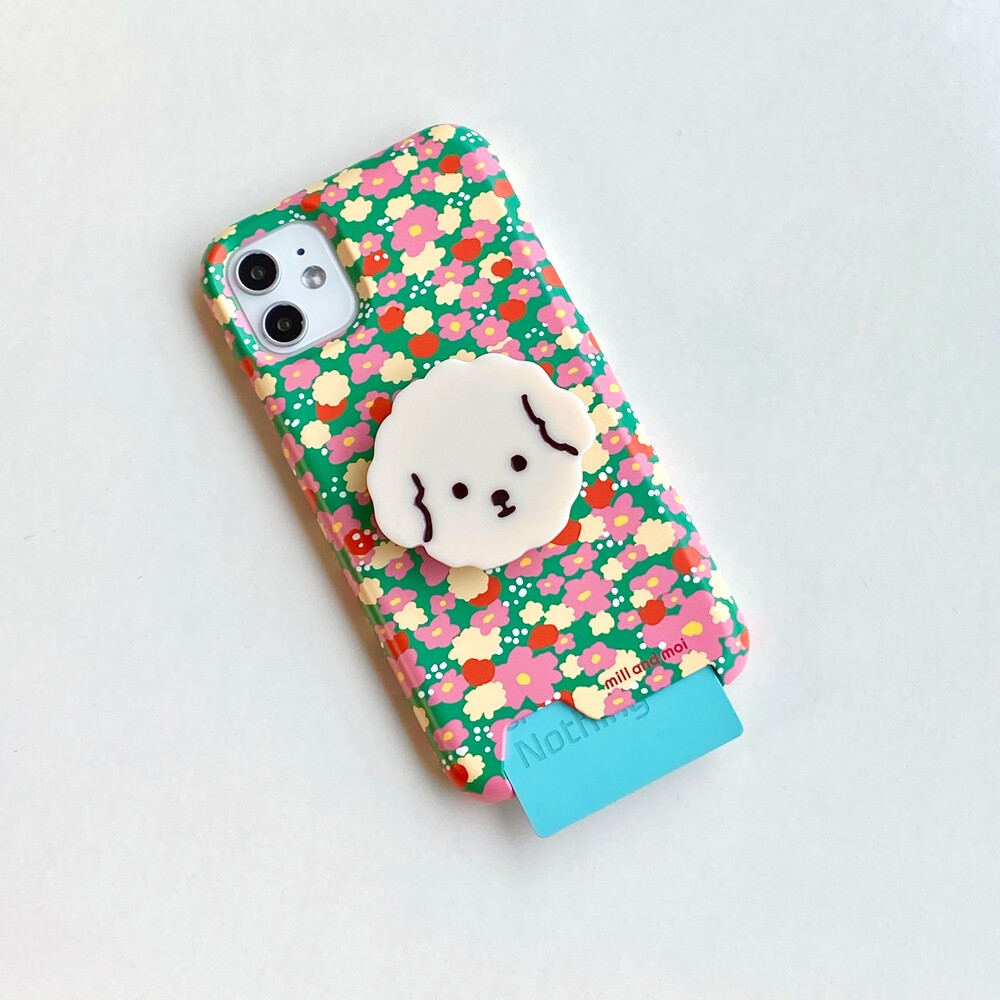 Mill and Moi Card Case for iPhone เคสเสียบบัตรได้ พร้อมส่ง สินค้านำเข้าจากประเทศเกาหลี