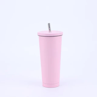 แก้วน้ำ750ml เก็บความร้อน-เย็นสแตนเลส 304