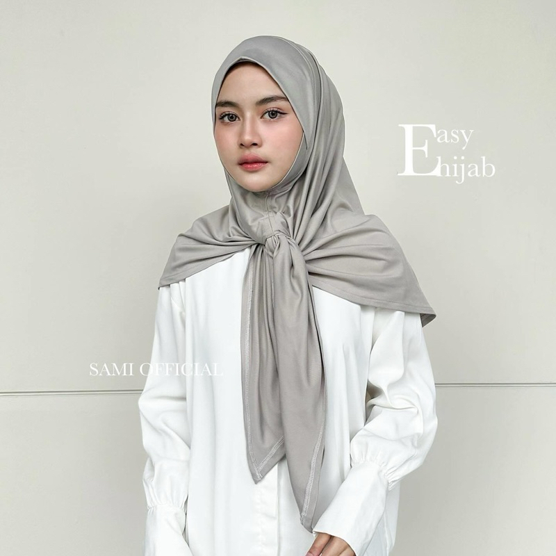 ✿ Easy hijab ✿  ฮิญาบหน้านิ่ม ทรงสามเหลี่ยม ผ่าด้านหน้า