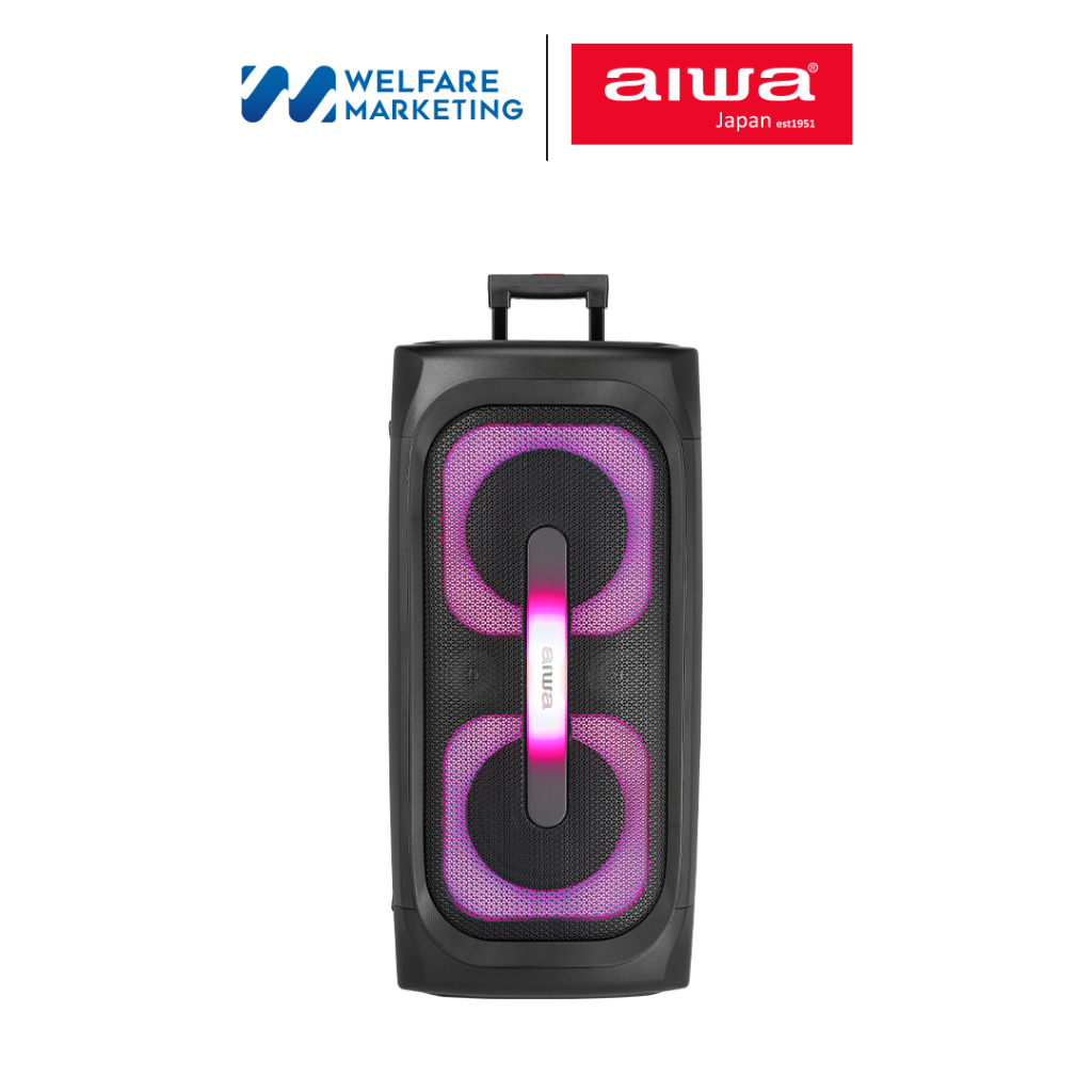 [ผ่อน 0%] AIWA SS-X400DSP PRO (Gen II) Party Speaker ลำโพงบลูทูธปาร์ตี้ SUPER BASS