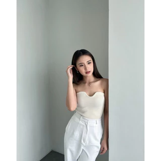 BY IRA (M501) U Knit tube top เสื้อเกาะอก ดีเทลว้าวหน้าอก สายฝอห้ามพลาด สีสันน่ารัก