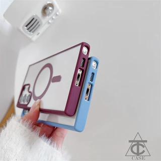 เคสโทรศัพท์มือถือ for Samsung A57 A56 A17 A07 A55 A16 S25 s26 Ultra A36 A35 พร้อมฟังก์ชั่นการชาร์จแบบไร้สายแบบแม่เหล็ก