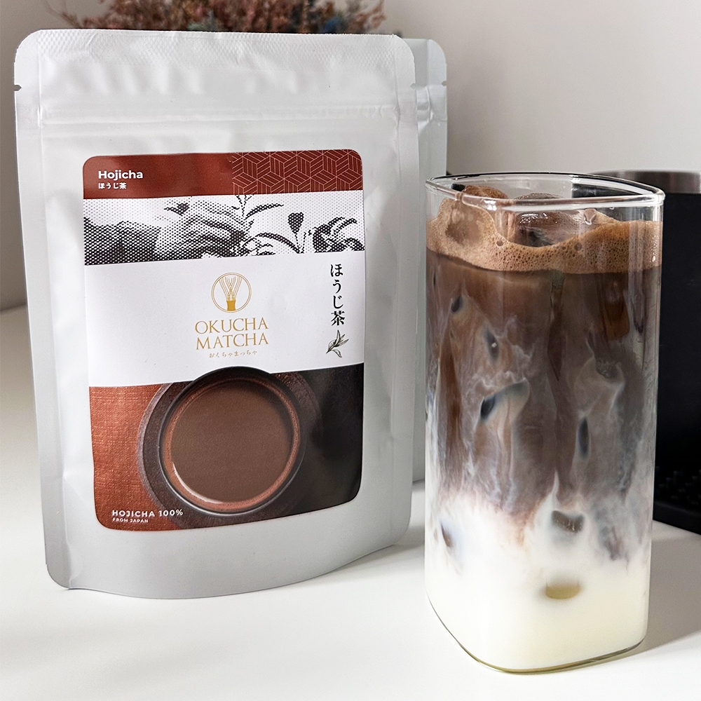 โฮจิฉะ Hojicha นำเข้าญี่ปุ่น Nishio เเบรนด์ Okucha Matcha