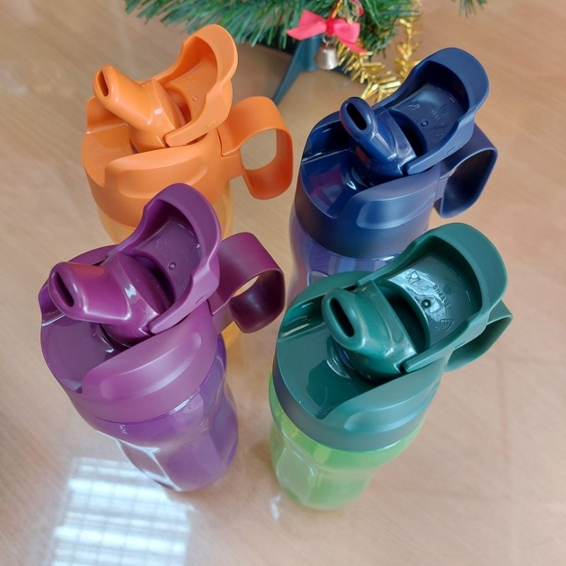Tupperware ขวดน้ำอีโค่สลิม ความจุ500มล. (1ใบ)จุกดื่มปากแพนกวิน มีหลอดดูด ฝาปิดสนิทกันหกซึม - รูปที่ 6
