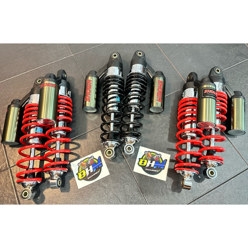 SHOWA เทค4 สตรัทเหล็ก ระบบเเก๊สเเท้ (งานเทียบเเท้ เกรดตัวเเพง) สำหรับใส่ WAVE-DREAM ยาว330มิล รับประกัน เเตก รั่ว 6เดือน
