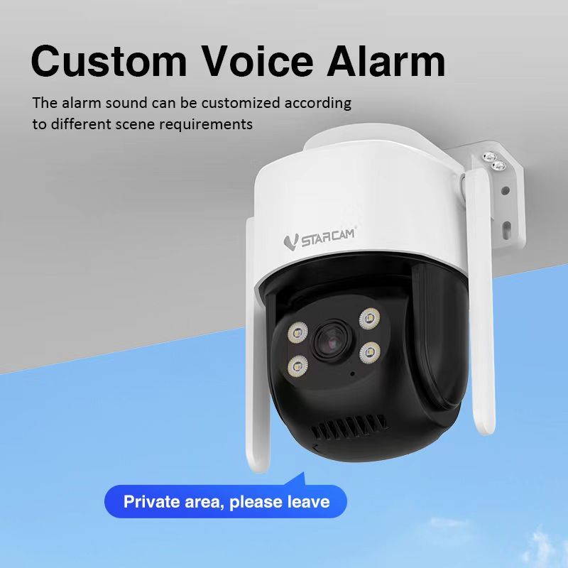 Vstarcam C622  ใหม่2024 ความละเอียด 3 ล้านพิกเซล กล้องวงจรปิดไร้สาย กล้องนอกบ้าน Outdoor มีAI+ คนตรวจจับสัญญาณเตือน