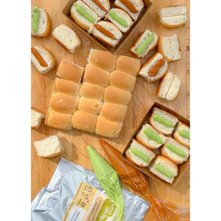 ขนมปังแพสูตรนมสด ทรงยาวมินิ ไซส์ 5*3 เซน แพละ 36 ชิ้น(1 คำสั่งซื้อสามารถสั่งได้ไม่เกิน 8 แพค)