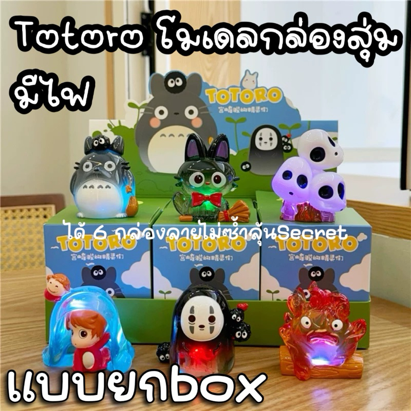 พร้อมส่งไทย🇹🇭แบบยก Boxกล่องสุ่ม Totoro สาวกGhibli