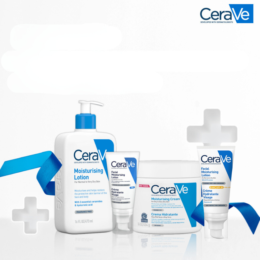 เซราวี โลชั่นดูแลผิวหน้าและผิวกาย CERAVE Moisturising Lotion / MOIST LOTION SPF30+ /MOISTURISING CREAM