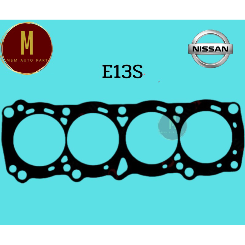 ประเก็นฝาสูบ NISSAN E13 (ไฟ 2มิล)SUNNY B11 PULSAR 8V 1300CC(77.5MM)