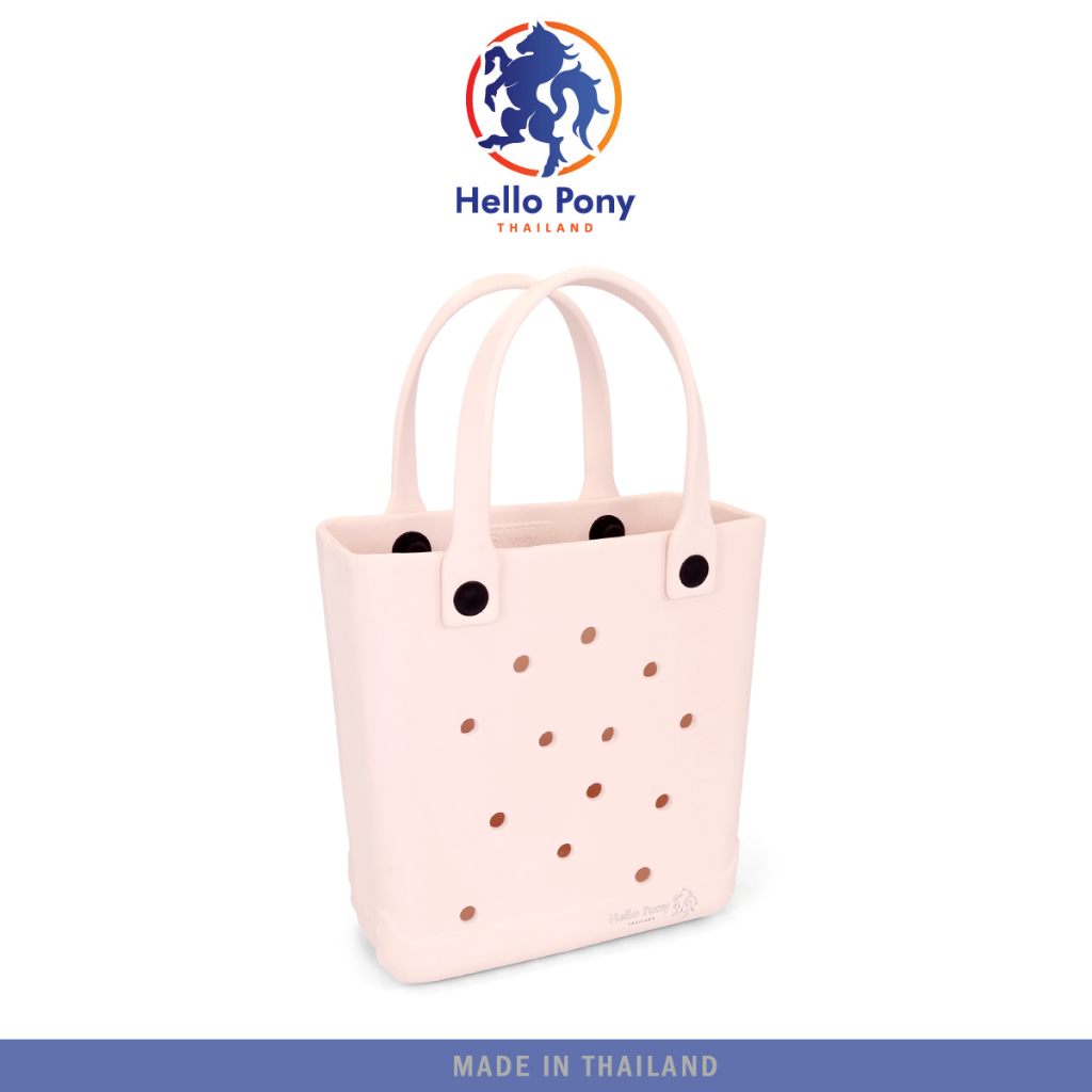 Hello Pony กระเป๋าถือ EVA กระเป๋าชายหาด เหมาะสำหรับทุกโอกาส แฟชั่น สินค้าผลิตจากไทย แฟชั่น รุ่น BM4002 ขนาด 23.5 x 23