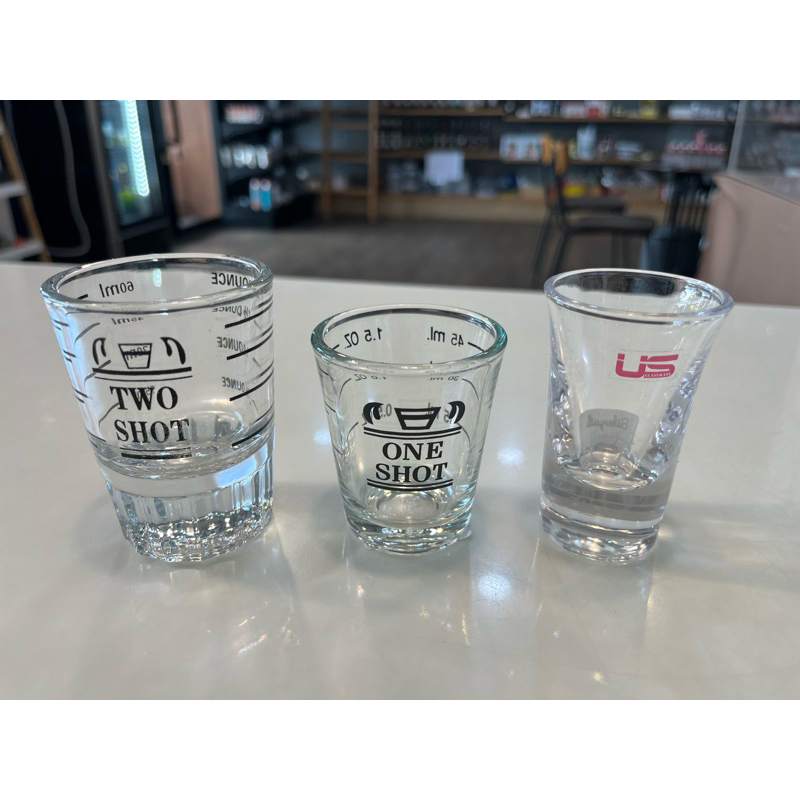 แก้วตวง 1shot  (45ml, 1.5oz) , 2shot (60ml, 2oz)