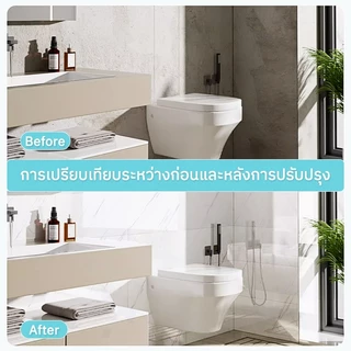 HOMIDEA ขายแบบ 12 แผ่น wallpaper stickwall มีกาวในตัว สําหรับติดตกแต่งผนังห้องน้ำ ห้องครัว