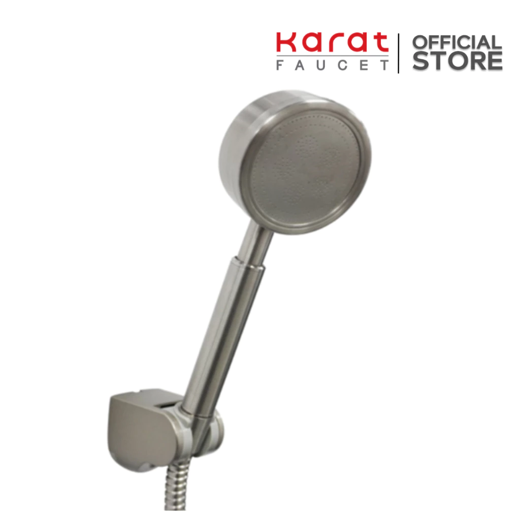 Karat Faucet ฝักบัวสายอ่อน 1 ระดับ ขนาด 7.8 ซม. พร้อมสายสเเตนเลส KS-21-231-63