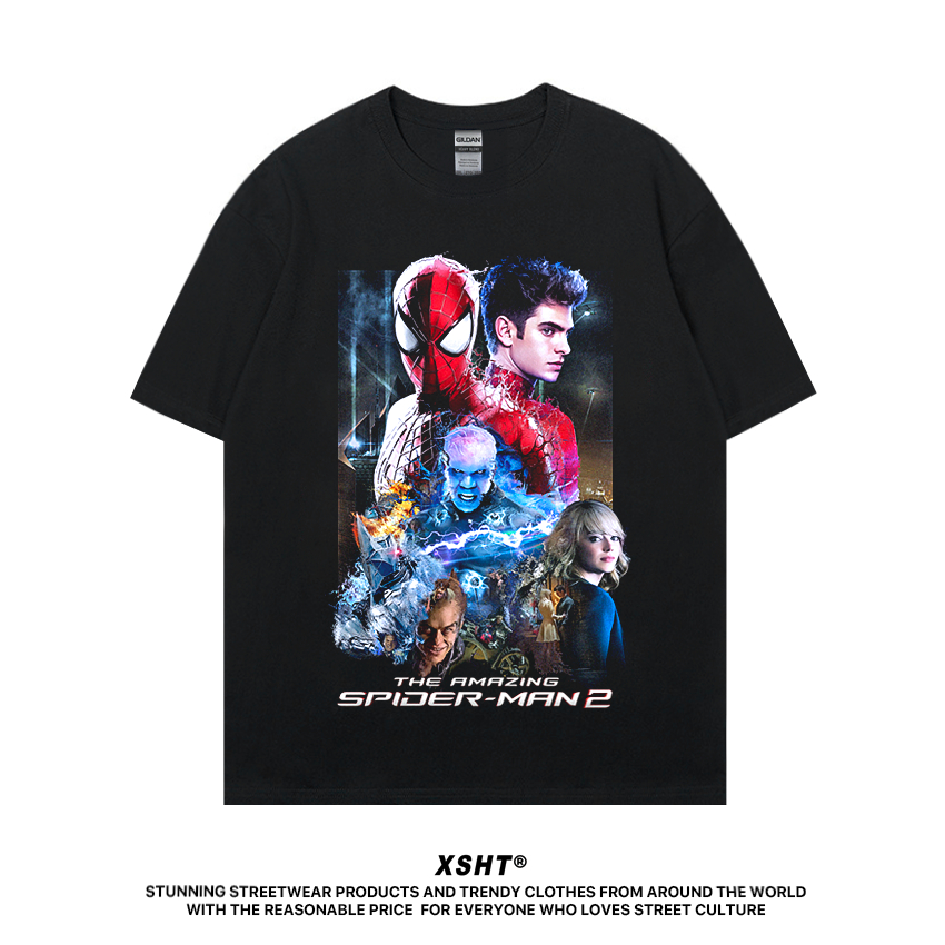 พร้อมส่ง เสื้อ The Amazing Spider-Man 2 (2014) Tee - Black (สีดำ) by XSHT