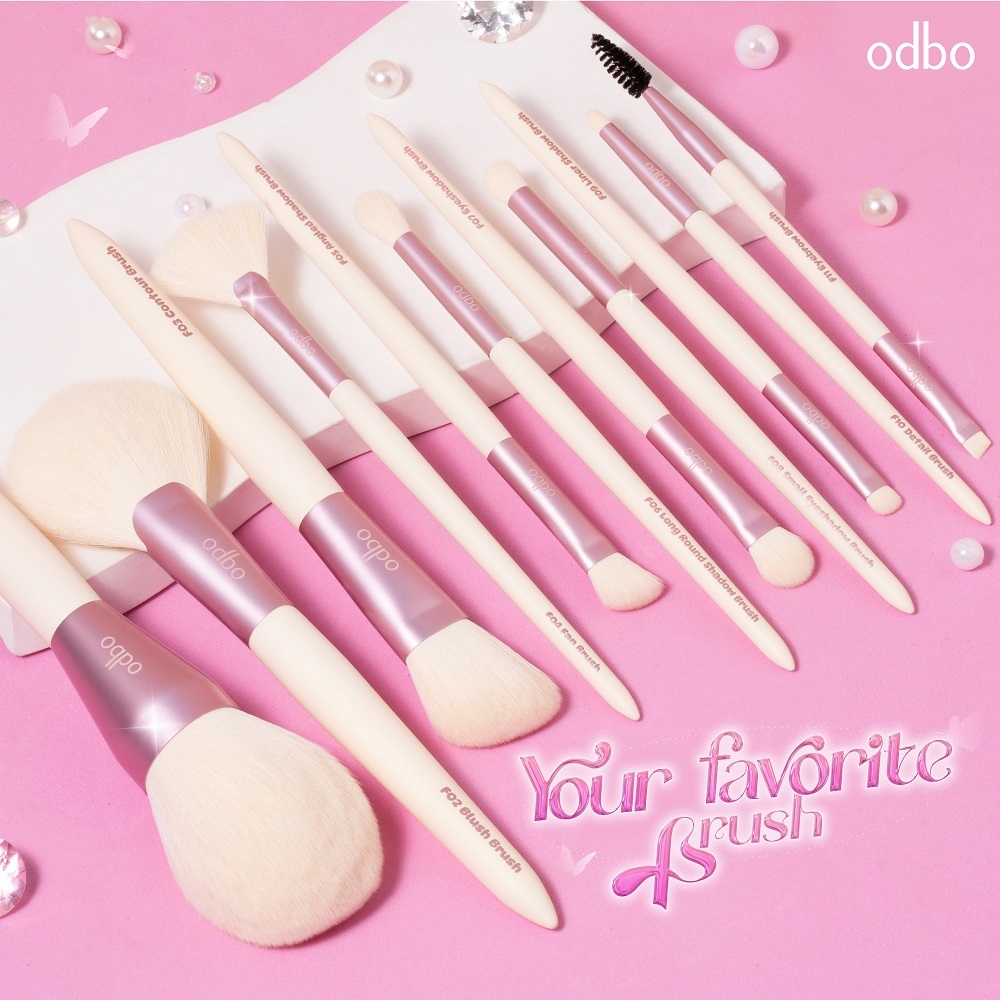 ODBO YOUR FAVORITE BRUSH OD8048 แปรงแต่งหน้า ขนนุ่มฟู แพคเกจพรีเมี่ยม