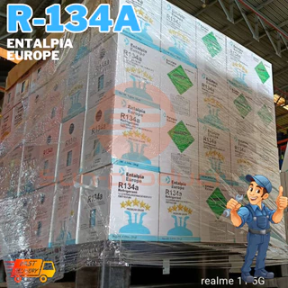 น้ำยาแอร์ R-134a ยี่ห้อ Entalpia ขนาด 3KG. มาตรฐานยุโรป ตรงปก100% ออกใบกำกับภาษีได้