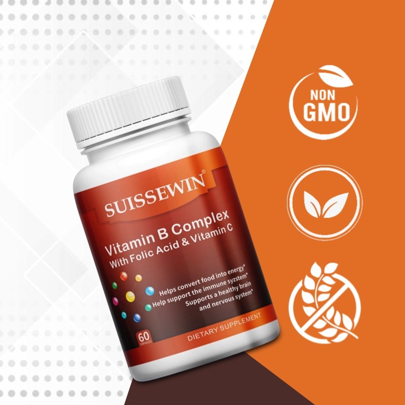 วิตามินบีรวมผสมกรดโฟลิก 60 เม็ด丨Contains folic acid and vitamin B complex.