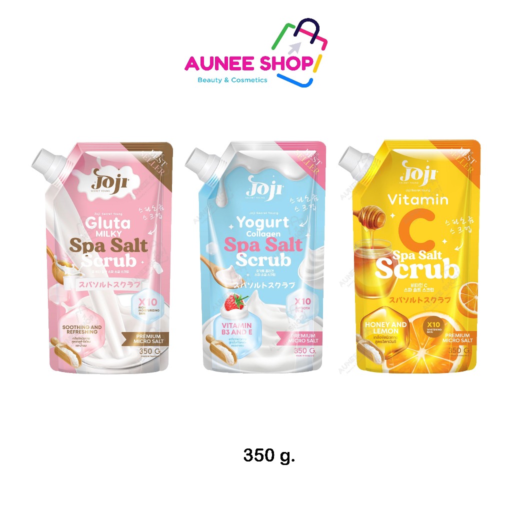 ส่งฟรี/มีไลฟ์  (ซอง)โจจิ ซีเคร็ท ยัง สปา ซอลท์ สครับ Joji Secret Young Spa Salt Scrub
