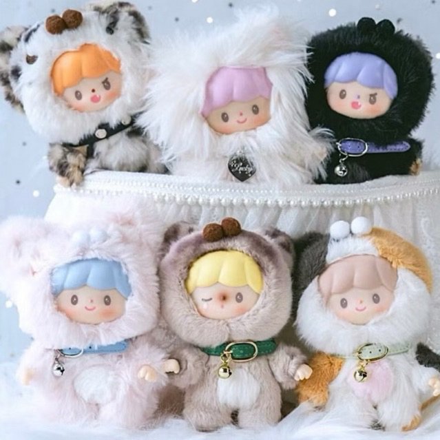 (พร้อมส่ง |ใช้โค้ดลด30%เหลือ483.- | แบบสุ่ม) zZoton My Little Cat Blind Box พวงกุญแจโตอน คอลใหม่