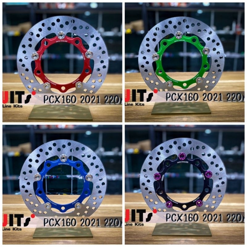จานเบรค220mm.ขาว5หมุด(PCX 160 ปี2021)จานSwitsแท้100%แท้