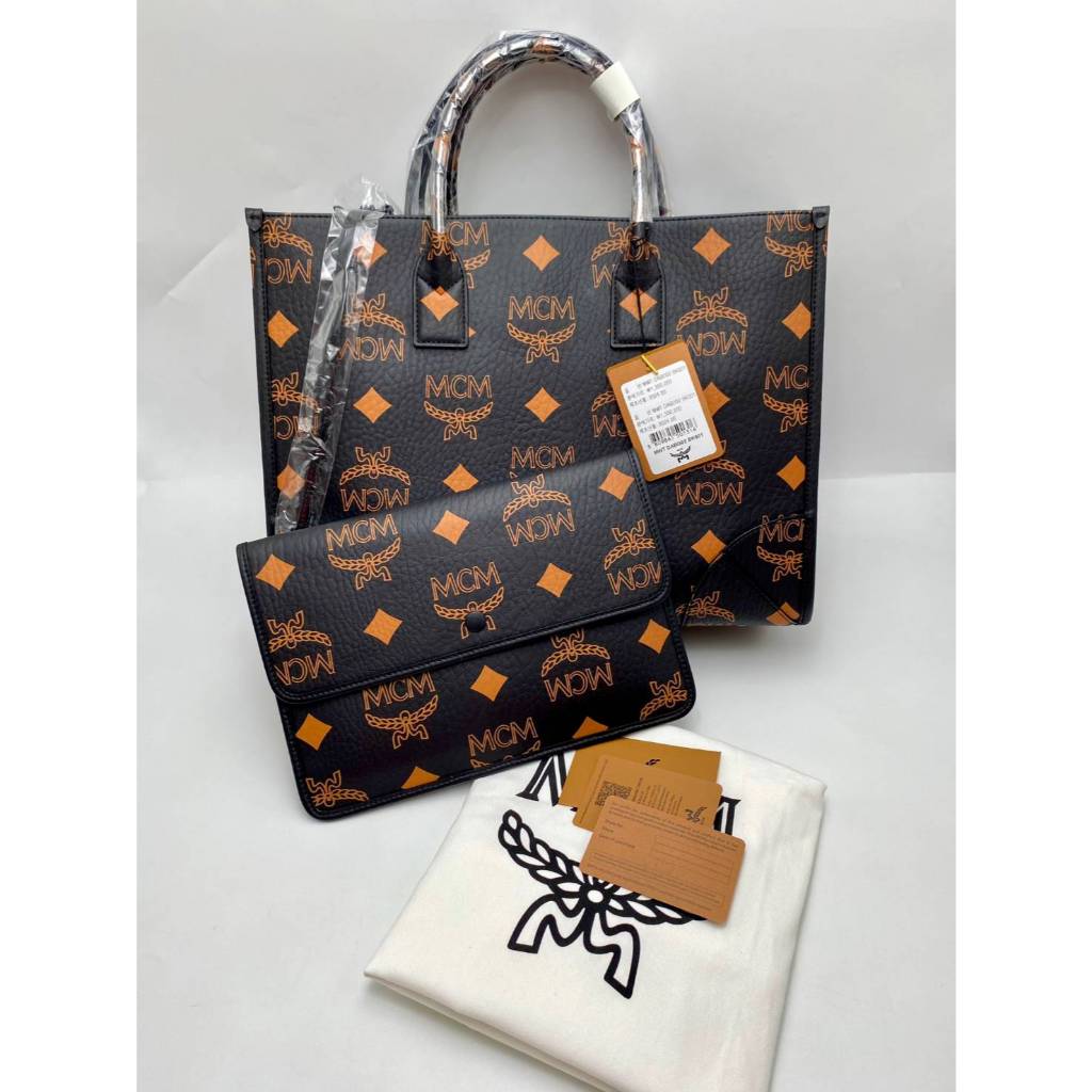 Mcm  Munchen Tote Large พร้อมใบลูก