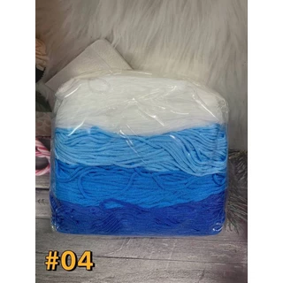 เชือกร่มรวมสี 4 สี(ไล่สี)ขนาด1,8 มิล น้ำหนัก 500 กรัม เส้นนิ่มสำหรับงานโครเชต์กระเป๋า หมวก รองเท้า งาน diy ต่างๆ