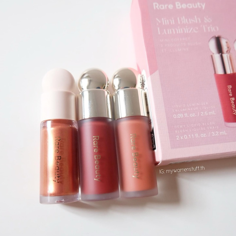 Rare Beauty Mini Blush and Luminize TRIO ( Virtue , Beloved , Enliven ) ขายทั้งเซต และ แยกขาย - รูปที่ 4