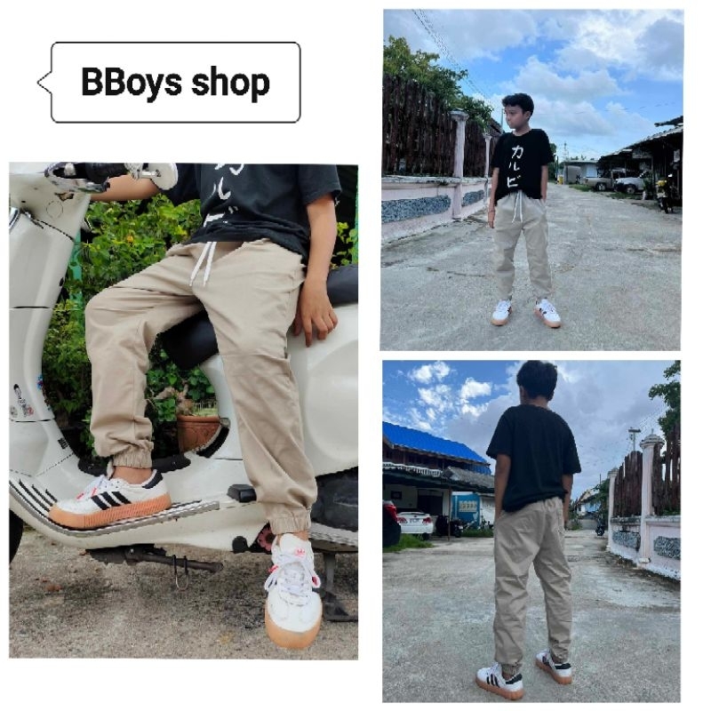 Jogger กางเกงเด็ก กางเกงขาจั๊ม 1-12 ปี