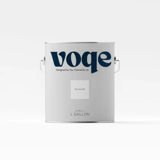 Voqe สีน้ำอะครีลิคแท้100% เฉดสี หิมะยามเช้า ทาบ้าน ทาอาคารเกรดพรีเมี่ยม เนื้อสีเยอะ