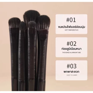 เซ็ตแปรงแต่งหน้า 1 เซ็ต ได้แปรง 13 ด้าม พร้อมกระเป๋าเก็บแปรง ขนนุ่ม จิกสีดี แปรงทาอายแชโดว์ แปรงเขียนคิ้ว ไฮไลท์ ปัดแก้ม