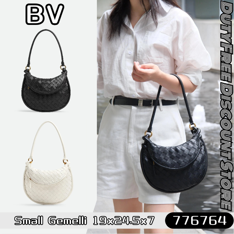 💼BV Bottega Veneta Small Gemelli Shoulder Bag บอตเตก้า เวเนต้า✨ถุงพระจันทร์/ถุงรักแร้ 776764