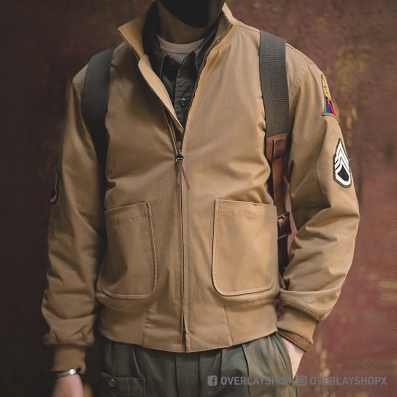 เสื้อเเจ็คเก็ต Fury Jacket งาน Repo ย้อนยุคเสื้อทหารทรง M1947
