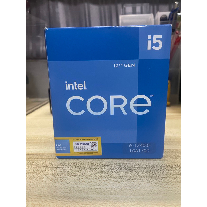 ซีพียู CPU INTEL CORE I5 12400F LGA1700 มือสอง