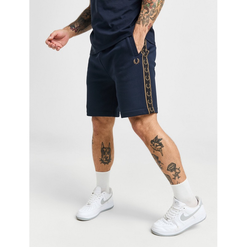 Fred Perry Taped Sweat Shorts in Navy [Exclusive Edition only in UK]