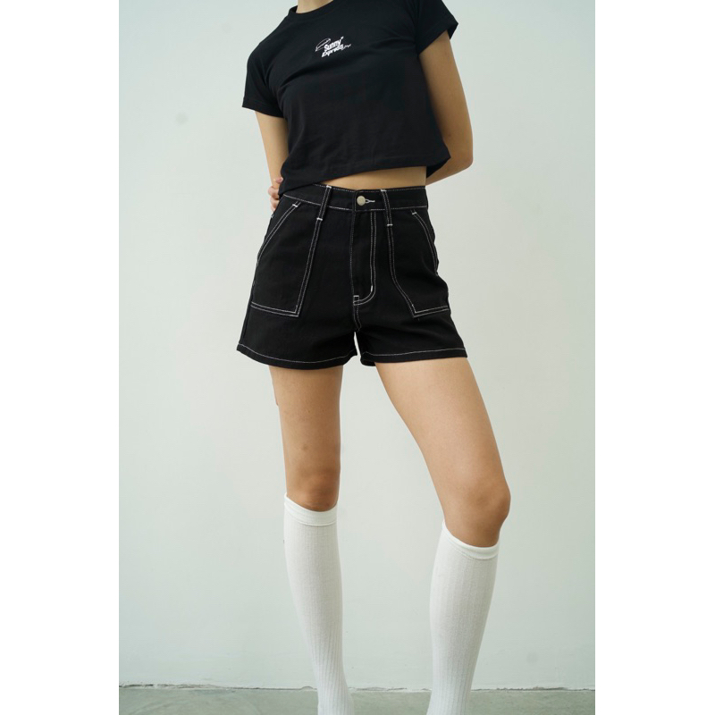 SUNNYEXPRESS101 - Sunny Denim Shorts กางเกงขายีนส์ขาสั้น