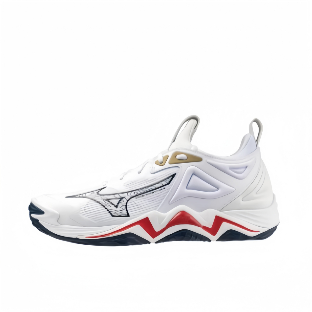 Mizuno Wave Momentum 3 ขาว - แดง ของแท้ 100 % รูปแบบ NB