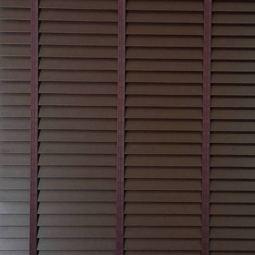 ตกแต่งบ้าน มู่ลี่ไม้ โฟมวูด Foamwood Blinds - A25-28 Umber Color ขนาดใบ 50mm. ส่งด่วน สั่งเลย