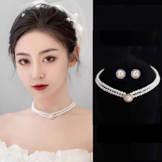 สร้อยมุกสร้อยคอมุกสินค้าพร้อมส่งงานเกรดพรีเมี่ยม