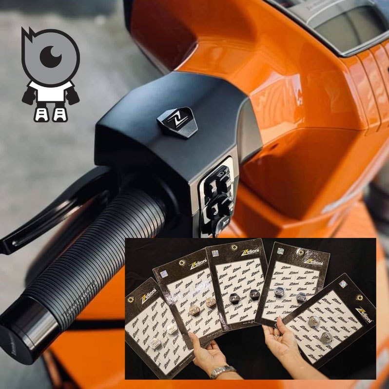 Zelioni อุดกระจก Lambretta X200-300 ของดีจากไต้หวัน