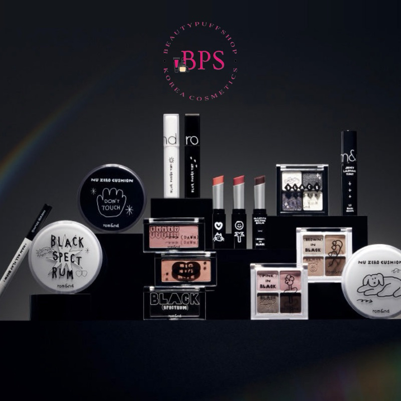 (สั่งในไลฟ์ลด50%) rom&nd X INAPSQUARE “BLACK SPECTRUM” คอลแลคชั่นใหม่ล่าสุด