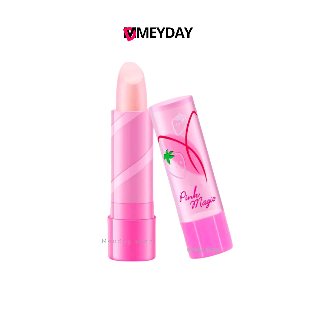Mistine มิสทิน พิ้งค์ แมจิก ลิป พลัส ซีบี-ทู สตอเบอรี่ Lip Mistine Pink Magic plus CB2