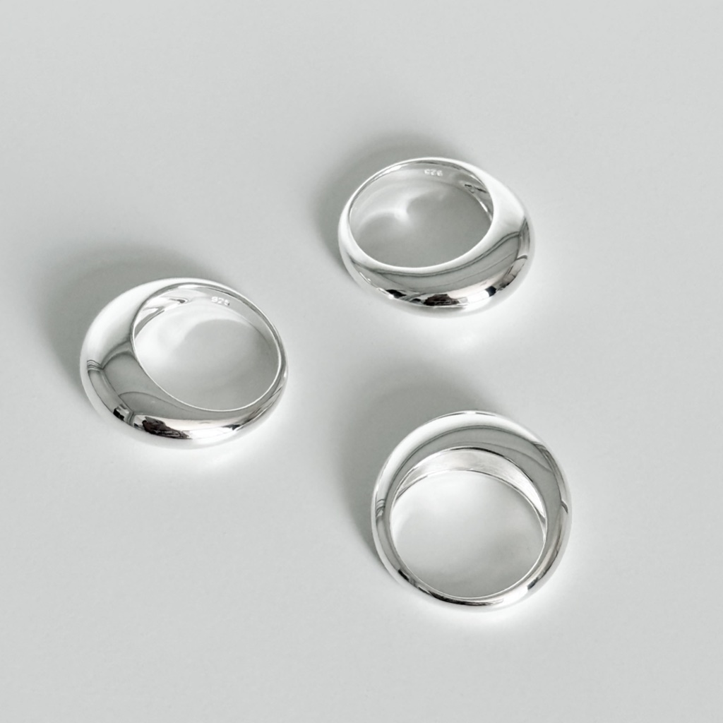 (ring) : EGG RING SILVER925 / แหวนเงินแท้ แหวนเกลี้ยงเงินแท้ / YOUR WISHLIST