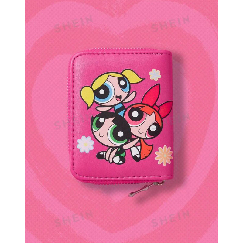[พร้อมส่ง ] กระเป๋าสตางค์ Powerpuff Girls ของแท้