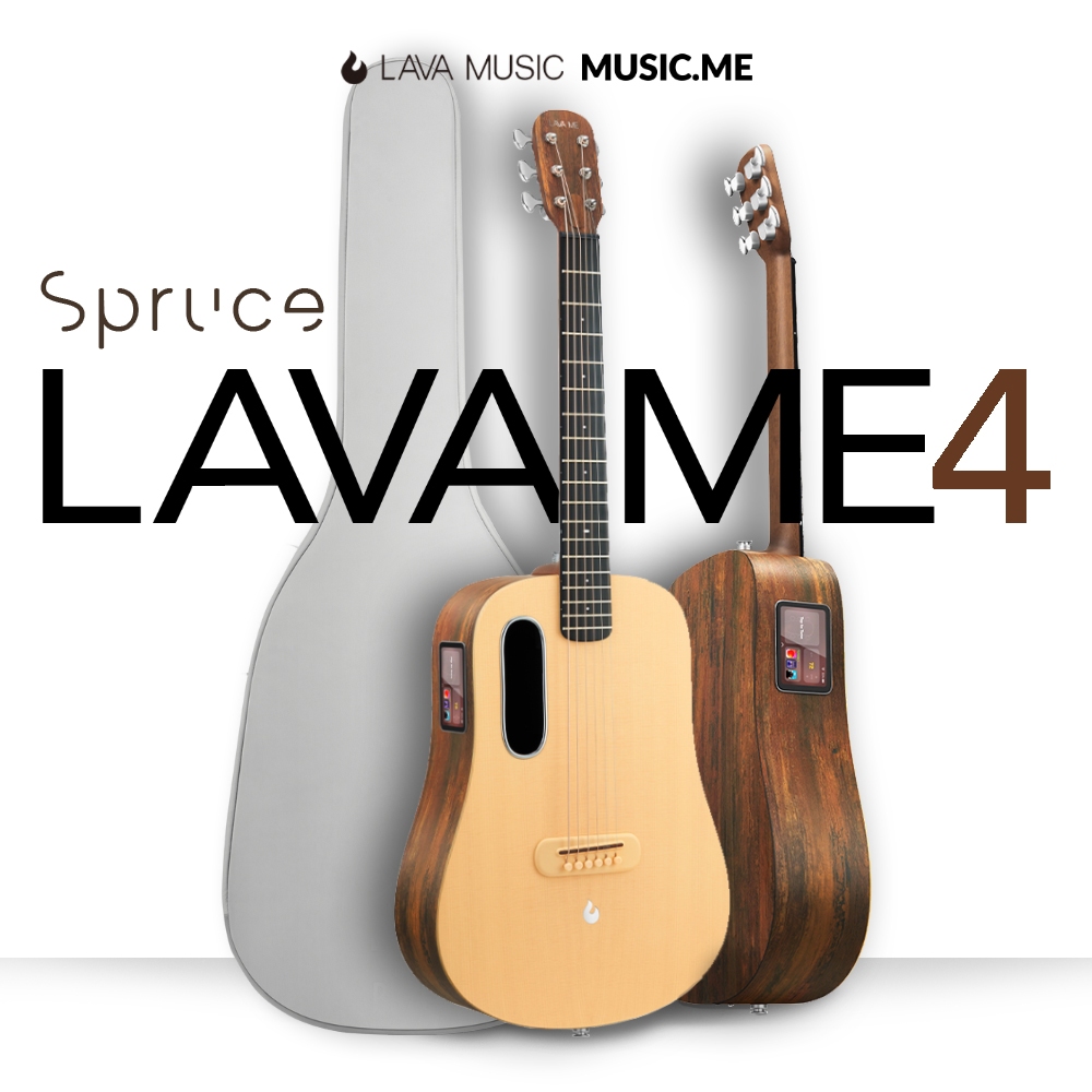 กีต้าร์โปร่งไฟฟ้า LAVA ME 4 Spruce with Lite Bag I ผ่อน 0% นาน10 เดือน