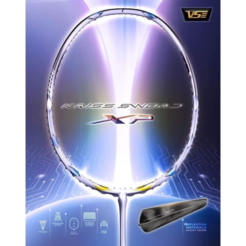 VS ไม้แบดมินตัน รุ่น Kriss Sword XP แถมเอ็น กริป ซองตรงรุ่น