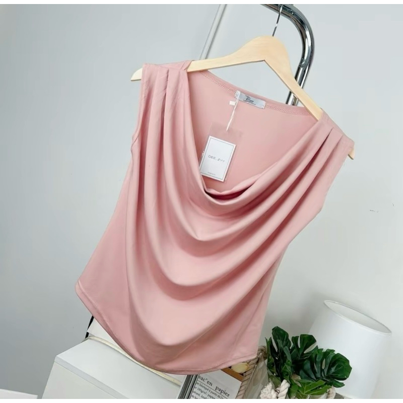 036 เสื้อยืดคอถ่วง ผ้า Unisoft deezyy