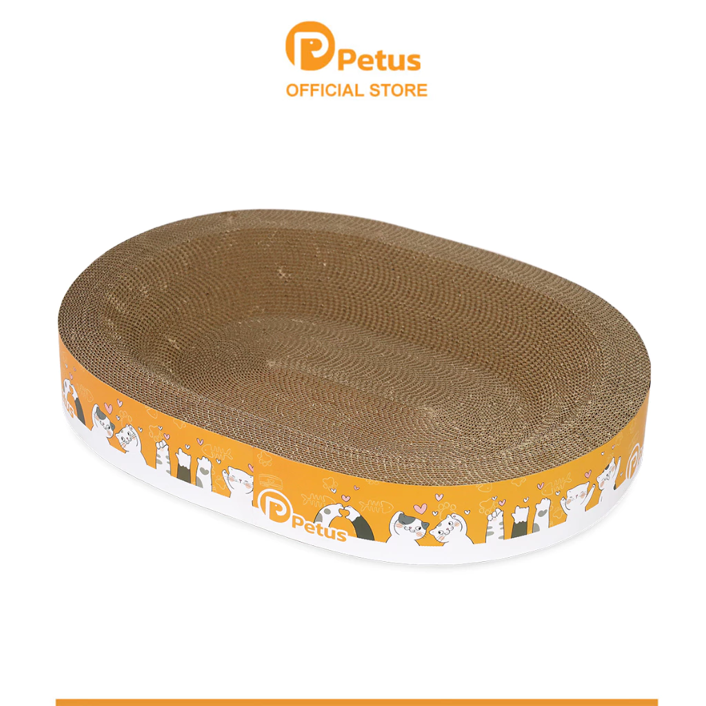 Petus ที่ลับเล็บแมว ที่ฝนเล็บ แผ่นลับเล็บ มี 3 ขนาด เนื้อกระดาษแน่น ของเล่นแมว Cat Toy