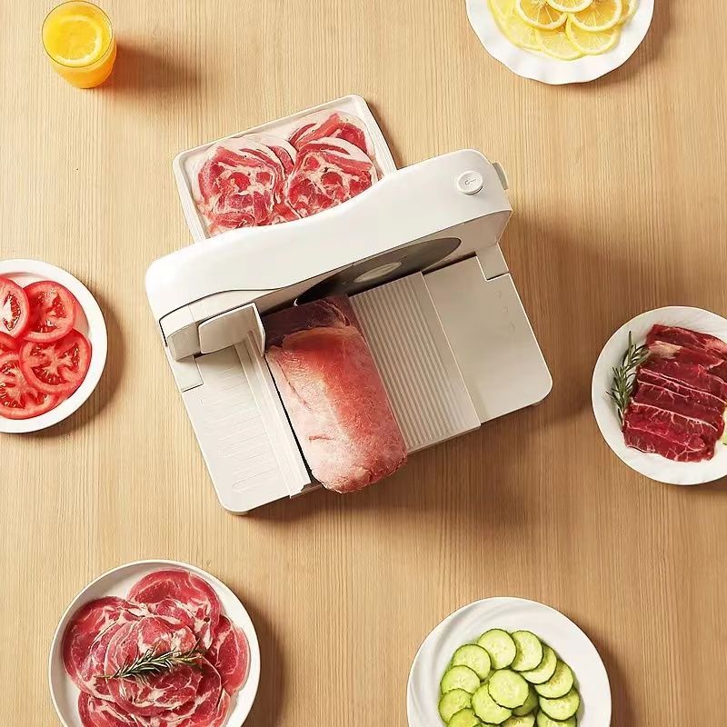 Pork Slicer เครื่องหั่นสไลด์หมู เครื่องสไลด์เนื้อ เครื่องสไลด์ผัก เราใช้แผ่นสแตนเลสหนา - รูปที่ 7